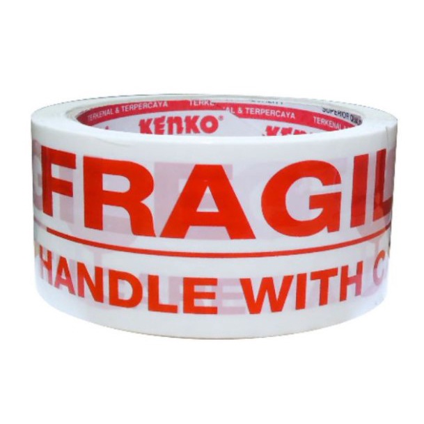 

Lakban Fragile ukuran 48mm x 50 meter