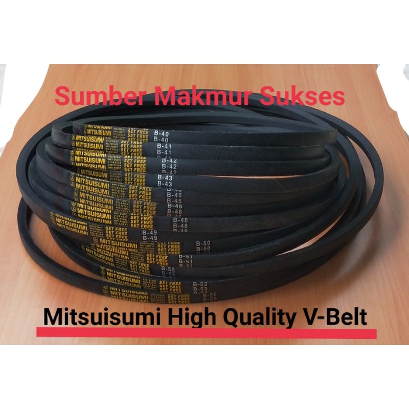 V BELT VANBELT B40 B41 B42 B43 B44 B45 B46 B47 B48 B49 B50 B51 B52 B53 B54 B55 MITSUISUMI A CLASS