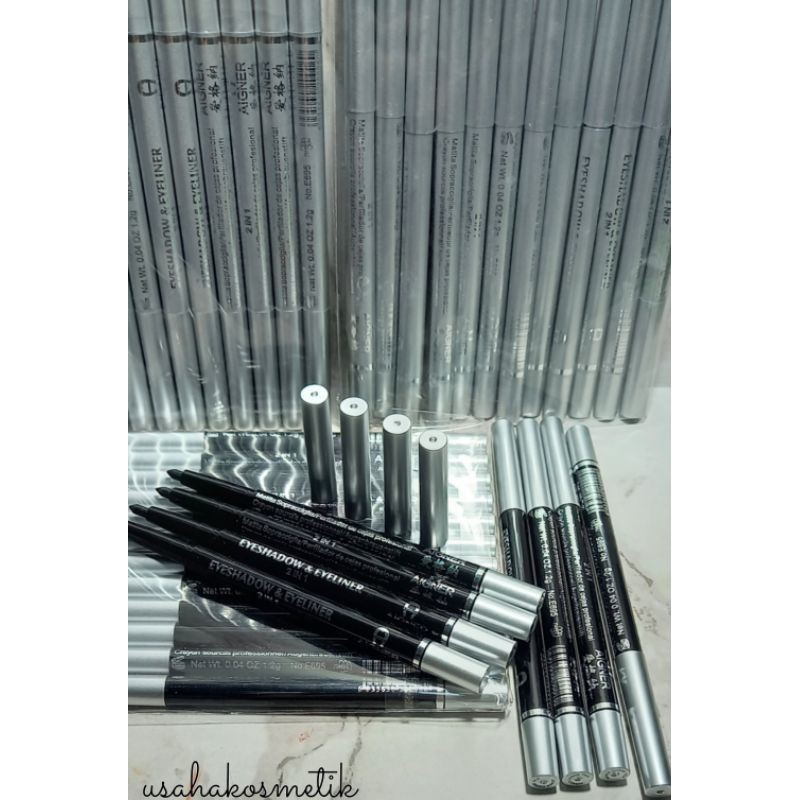 DISKON PERLUSIN EYELINER PUTAR 2IN1 MATTE PROFESSIONAL AIGNER