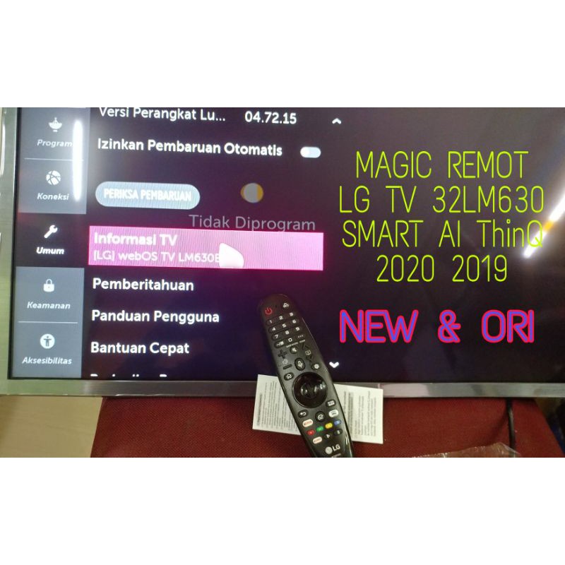 REMOT MEGIC MOTION SMART TV LG 32LM630 32LM630BPTB