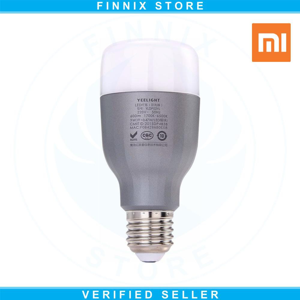 Lampu Xiaomi Yeelight Smart Color LED Light Bulb RGBW E27 Shopee