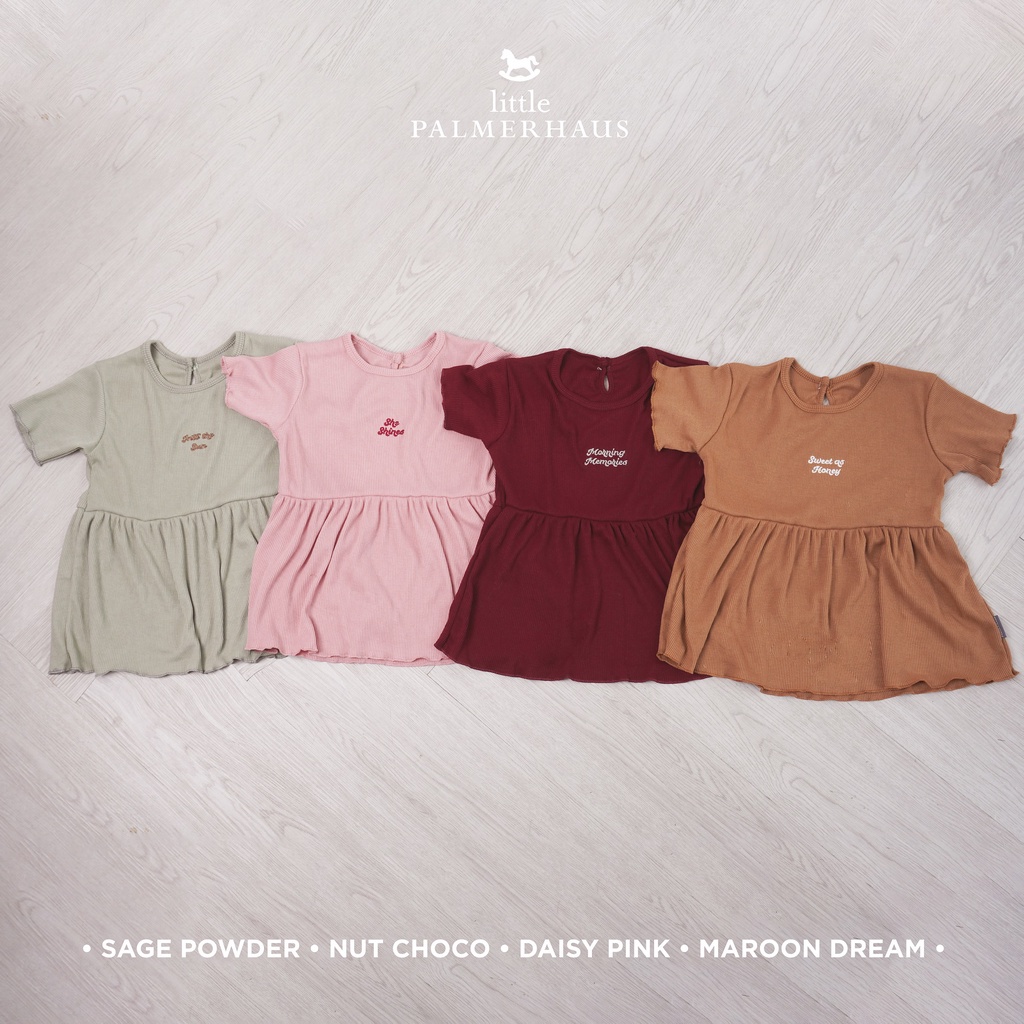 PROMO 7.7 PROMO BAJU LEBARAN LITTLE PALMERHAUS PICNIC PARTY SET SETELAN BAJU PENDEK CELANA PENDEK FASHION ANAK PEREMPUAN 1 - 6 TAHUN