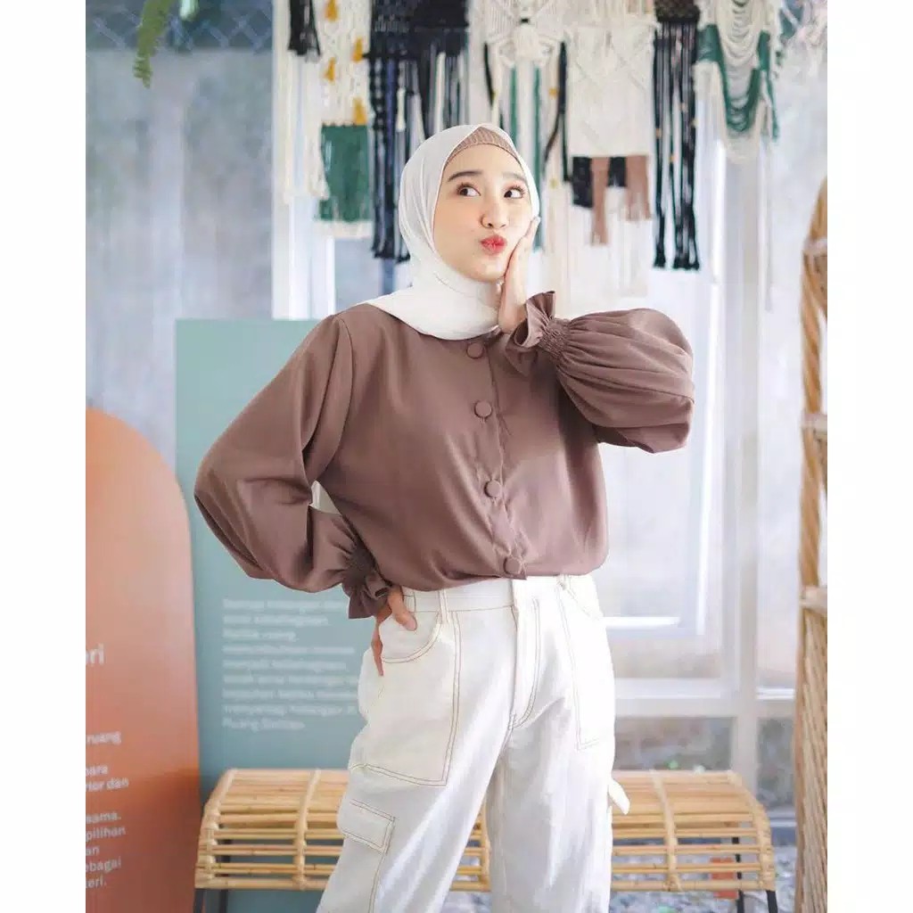 PROMO LAYLA BLOUSE - atasan murah / blouse murah / atasan wanita / blouse wanita / atasan cantik