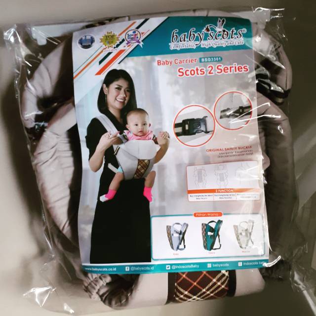 Baby Scots Carrier 2 Series/Gendongan Bayi 2 Fungsi BSG3301
