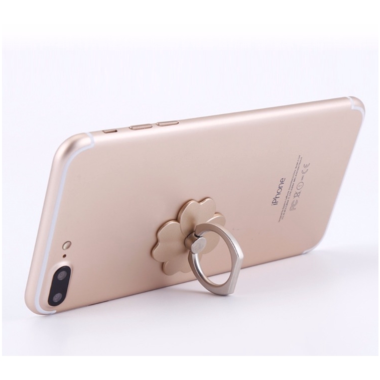 Ring Holder Bentuk Daun Semanggi untuk Compatible For iPhone