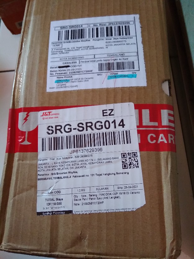 Fincook Csp 16/18 03 Ceramic Sauce Pan / Panci Susu (anti Lengket)