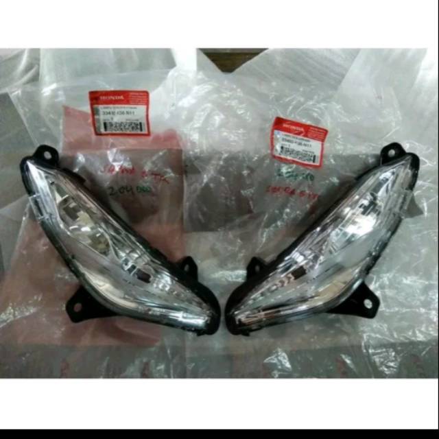 Lampu sein delan sein assy depan supra gtt 150 harga satuan ori Honda AHM