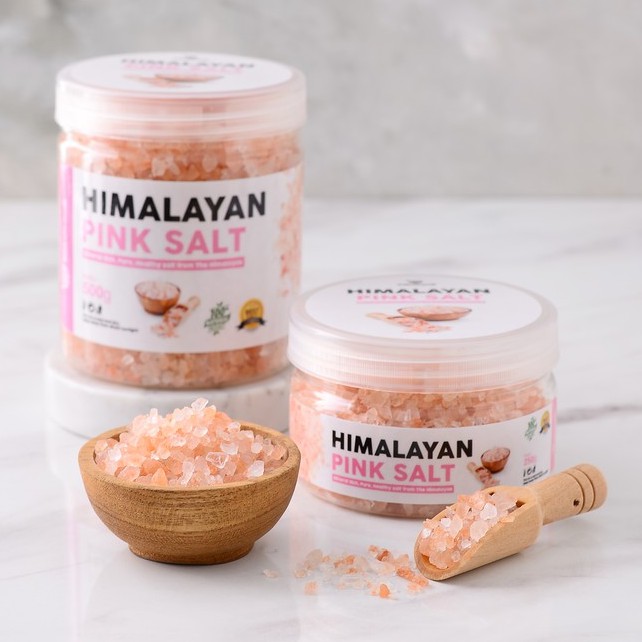 Garam Himalaya Premium Organic Original 100% Natural | Himsalt Organik Himalayan Pink Salt Pure Murni Sea Salt Rock Salt