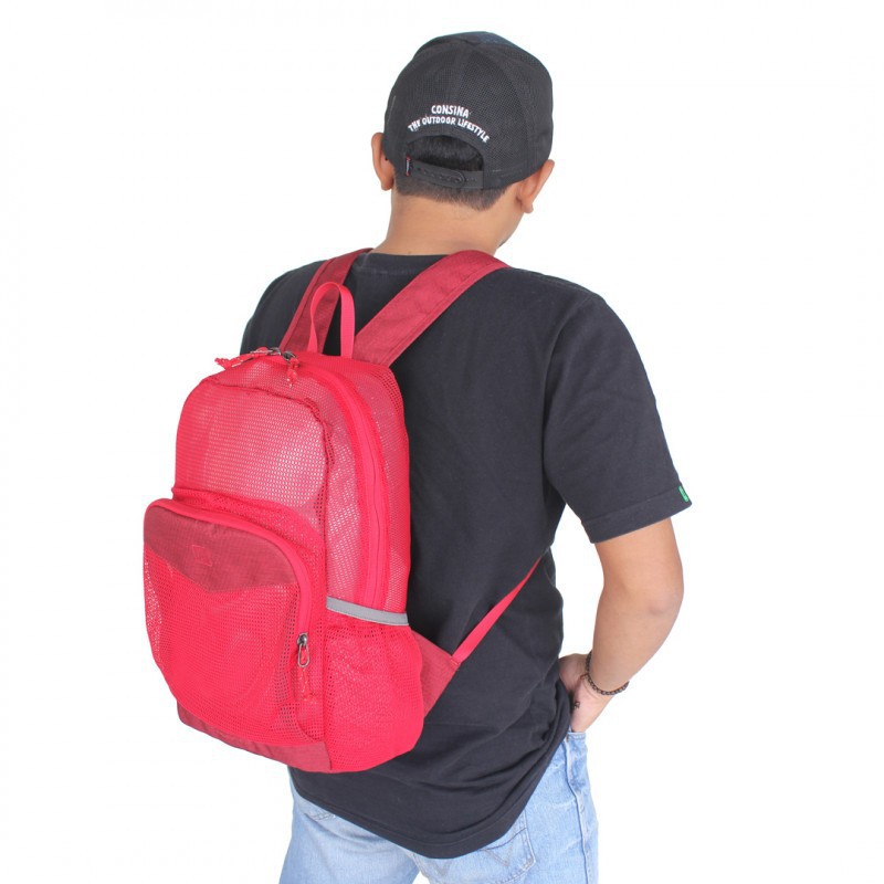 Daypack Consina Caracas Tas Ransel Jaring 15L