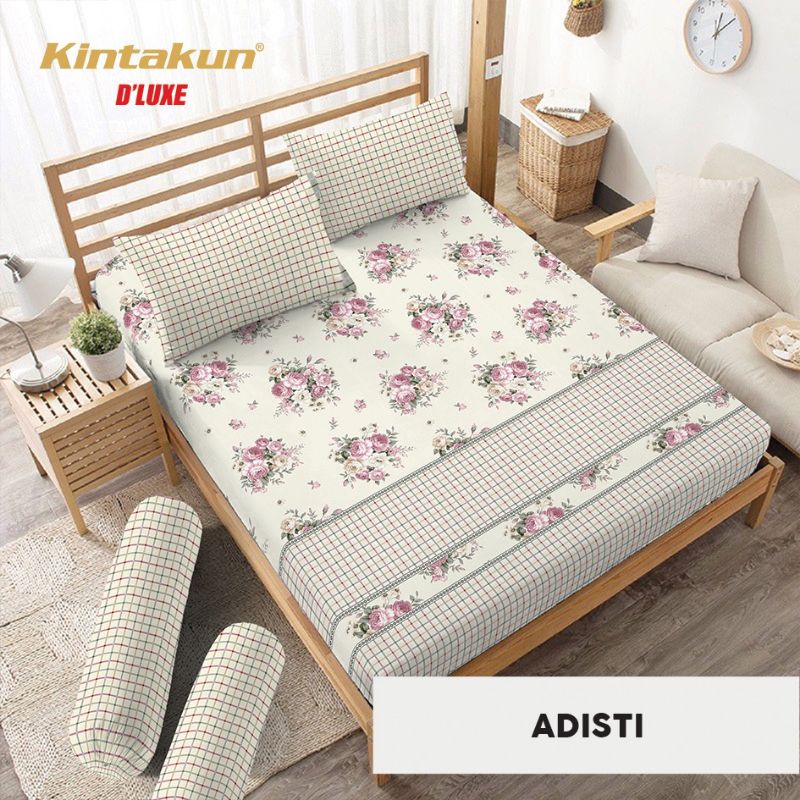 Sprei Kintakun D'Luxe ADISTI King 180x200 No.1 - Queen 160x200 No.2 Tinggi 20 - 30  cm