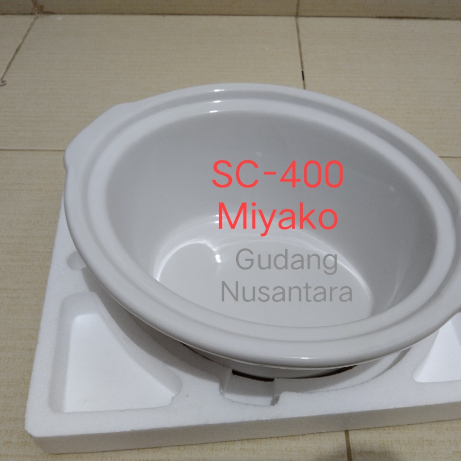 POT KERAMIK SLOW COOKER 4 LITER MIYAKO SC-400 / INNERPOT MIYAKO ORI