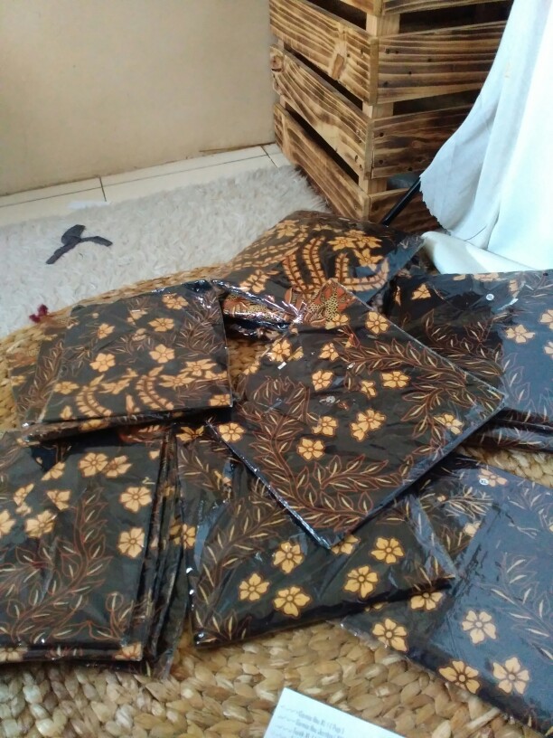 Batik Couple Keluarga Bisa Satuan Sania Ruffle Batik Couple Ori Standar & Jumbo - Batik Pekalongan