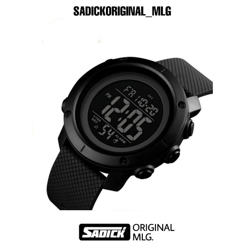 Jam Tangan Digital SKMEI 1426 - Stainless Steel & Silicone