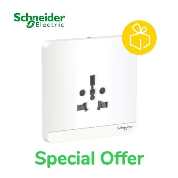 Schneider Electric AvatarOn Stop Kontak International 1 Gang