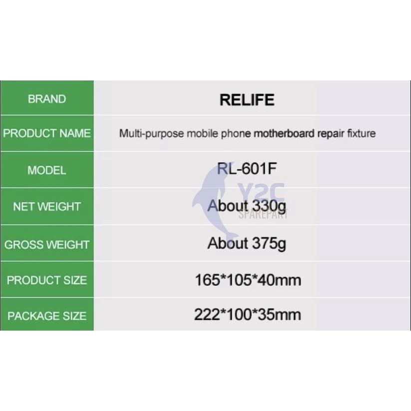 PENJEPIT PCB RELIFE RL-601F / MOTHERBOARD / ALAT SERVIS SERVICE HP