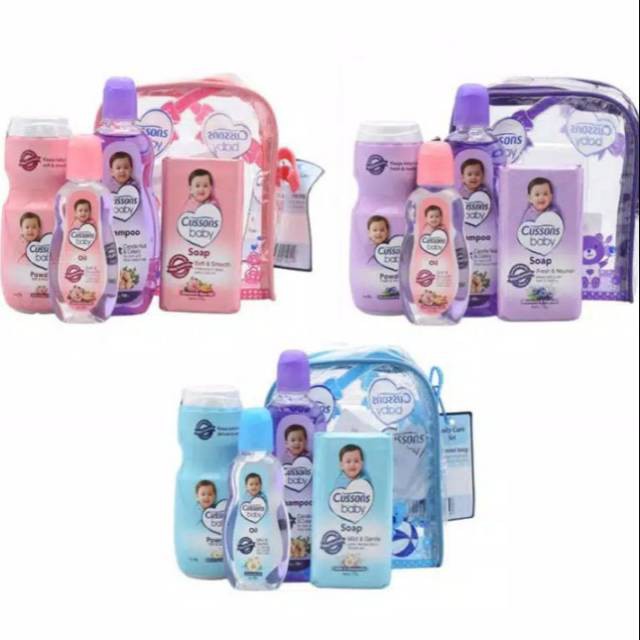 CUSSON BABY-PAKET SABUN BAYI SET PERLENGKAPAN MANDI BAYI MURAH