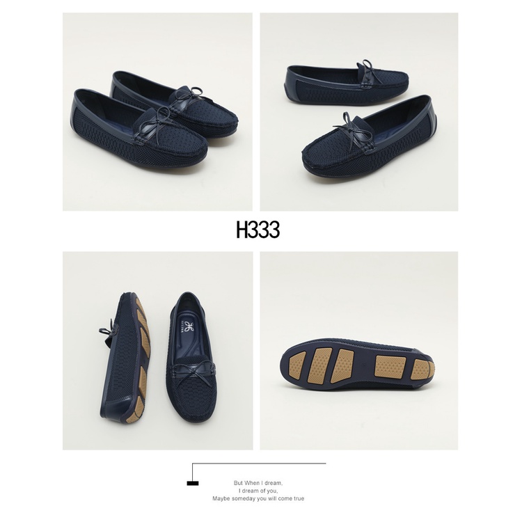 HELIVA Valencia Sepatu Flat Loafer Sol 1cm Wanita H333