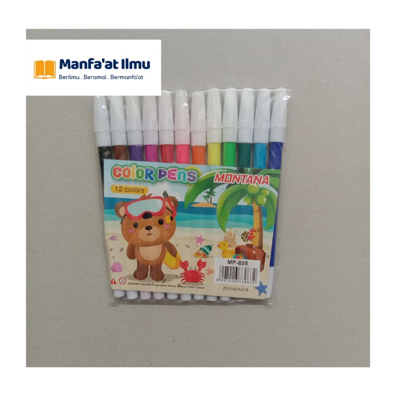 

Spidol Warna / Coloring Markers Montana 12 Warna