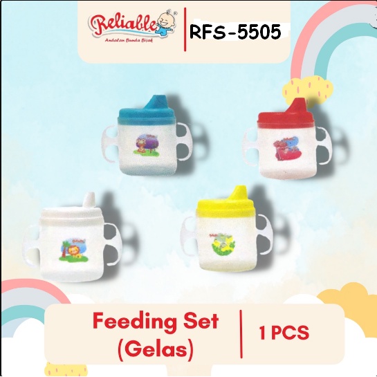 Reliable Gelas Bayi Cangkir Aneka Warna RFS-5505