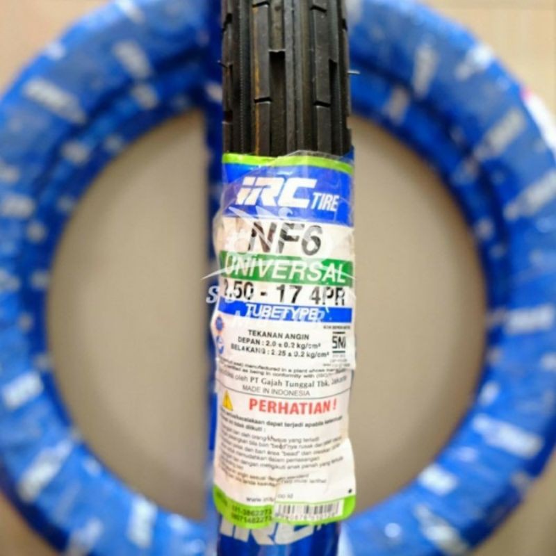 BAN LUAR IRC 250-17 NF6 LURUS ORI IRC