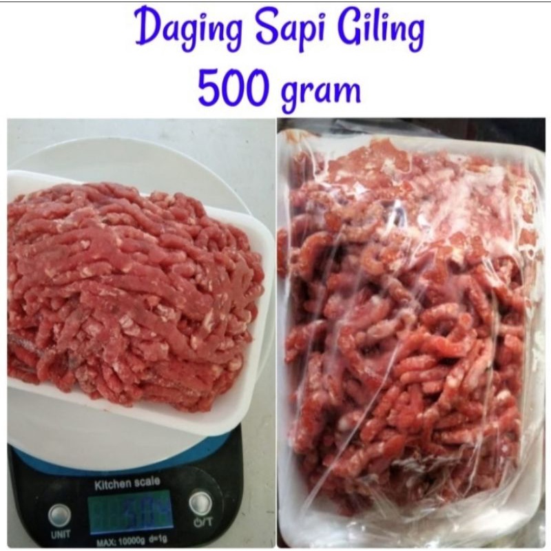 

Daging giling daging cincang ayam sapi 500gr frozen