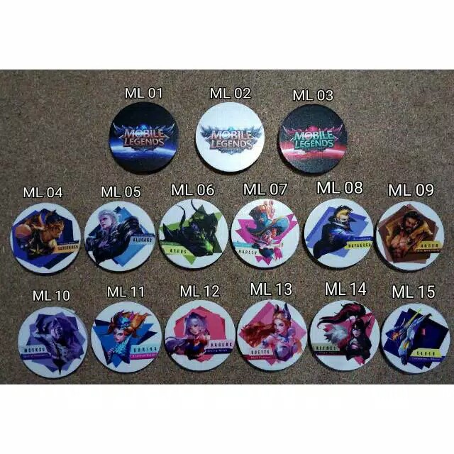 popsocket mobile legends / griptok hp game games hero mobile legend