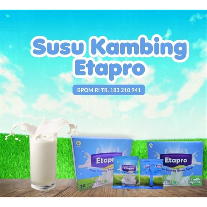 

Susu Kambing Bubuk EtaPro Etawa Propolis Asli Original Harga Terjangkau
