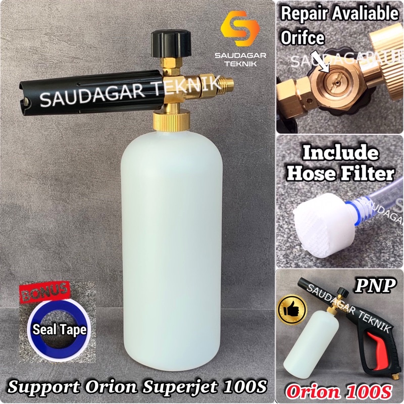 FOAM LANCE Superjet 100S 100SX SNOW DOAM LANCE Alat Cuci Salju Jet Cleaner 100 S