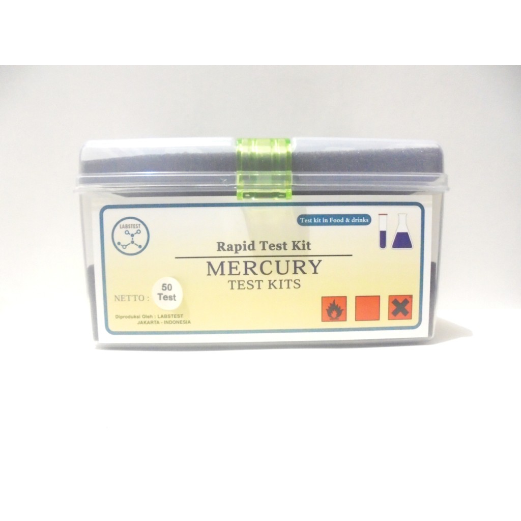 Test Kit Merkuri Kuantitatif / Reagen Uji Kuantitatif Mercury (Hg)