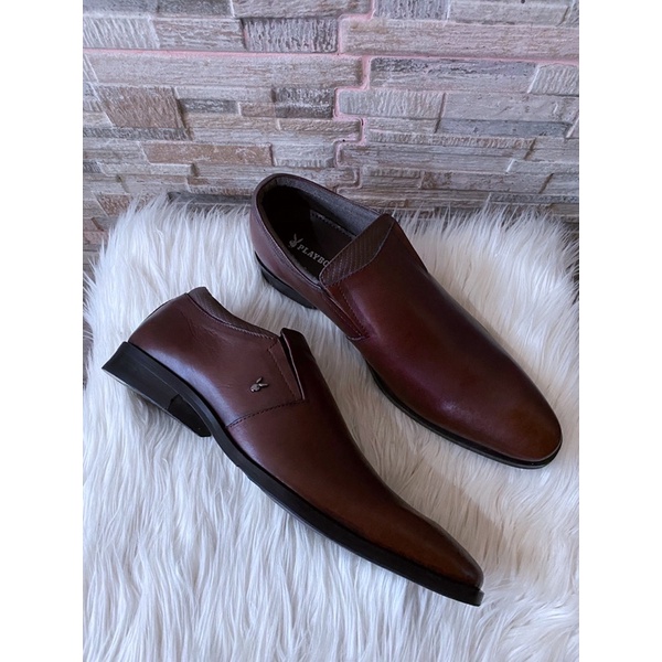 PSPGN.CO | ORIGINAL BRANDED PLAYBOY PH3370BR SEPATU PRIA KULIT LOAFER PANTOFEL SLIP ON FORMAL PESTA