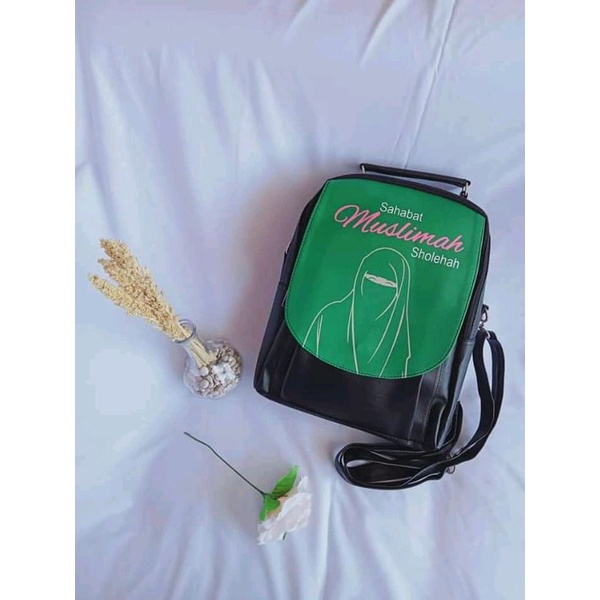 Tas Muslimah Original Tas Wanita Ransel Slempang
