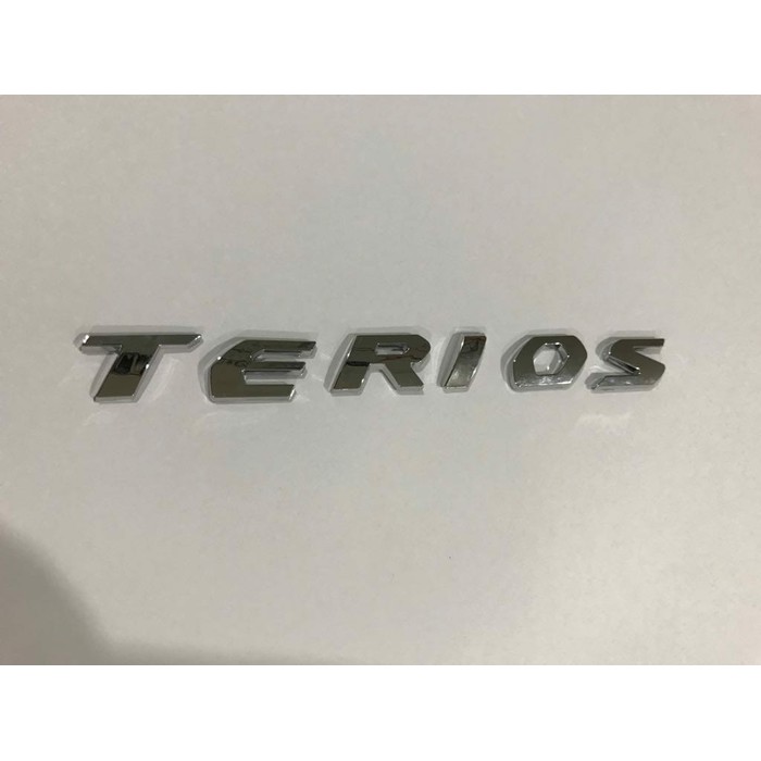 Emblem Kap Mesin All New TERIOS 2018 Chrome