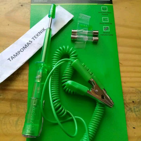 Stok Terakhir Tespen Aki Tekiro DC 6-24 Volt Tespen DC Circuit Tester Limited