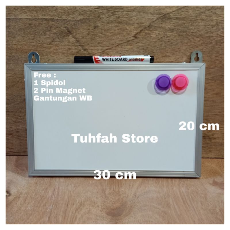 

White board Papan Tulis PDAM Ukuran 20 x 30 cm PLN PDAM Baru Papan Tulis Kecil Gantung Murah