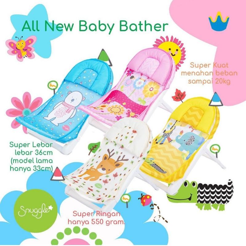 Snuggle Super Baby Bather dari Crown Baby Care / baby bather