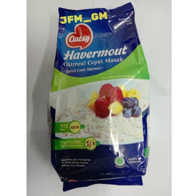 

OATSY HAVERMOUT QUICK COOK OATMEAL 750GR / OUTMEAL CEPET MASAK / MAKANAN OATMEAL