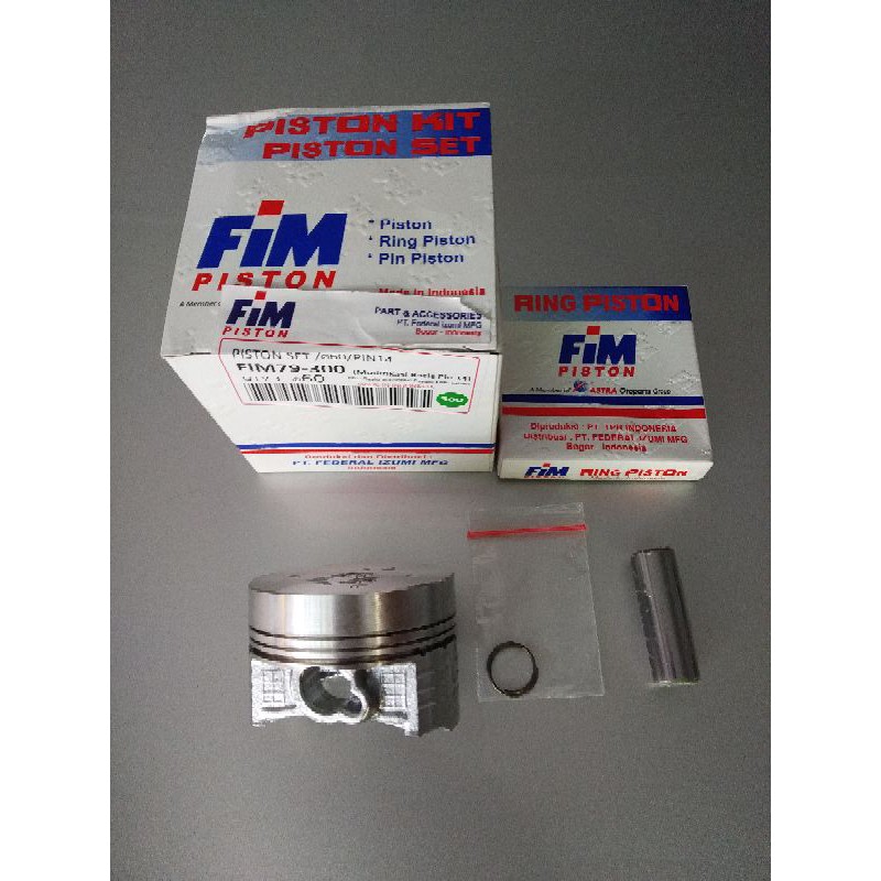 PISTON FIM 79 pin 14 mm 57mm 57,5mm 58mm 58,5mm 59mm 59,5mm 60mm KLX SONIC150 NMAX VIXION JUPITER MX
