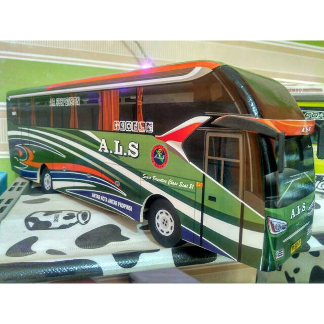 Gambar Pola Miniatur Bus  Shd infotiket com