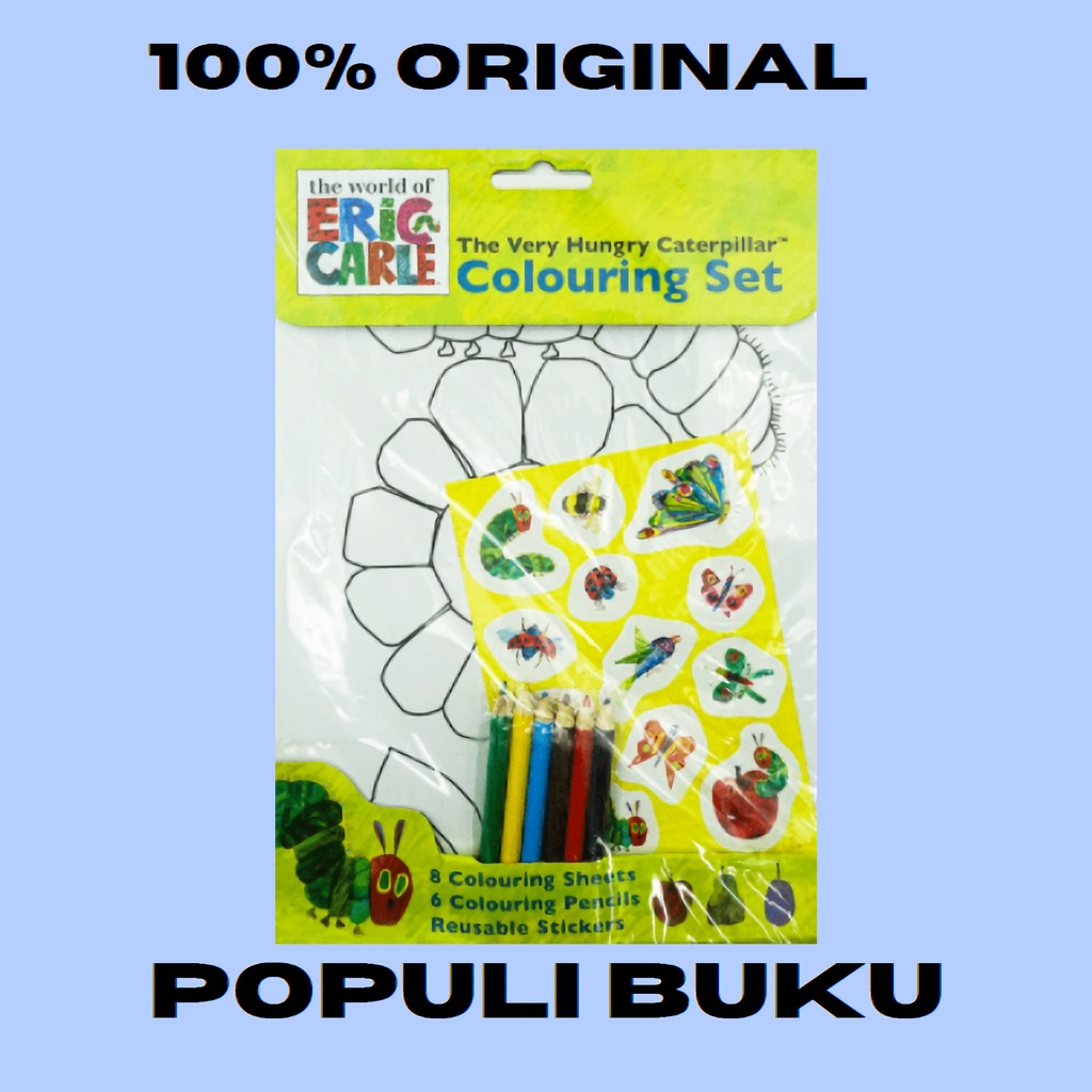 

Buku Mewarnai Anak The Very Hungry Caterpillar Bahasa Inggris