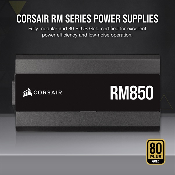 Corsair RM Series RM850 850W 80 PLUS Gold Modular 10 Years Warranty