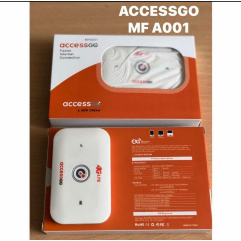 Modem Mifi 4G Hotspot All Operator AccessGo MFA001 New/Baru dan Bergaransi