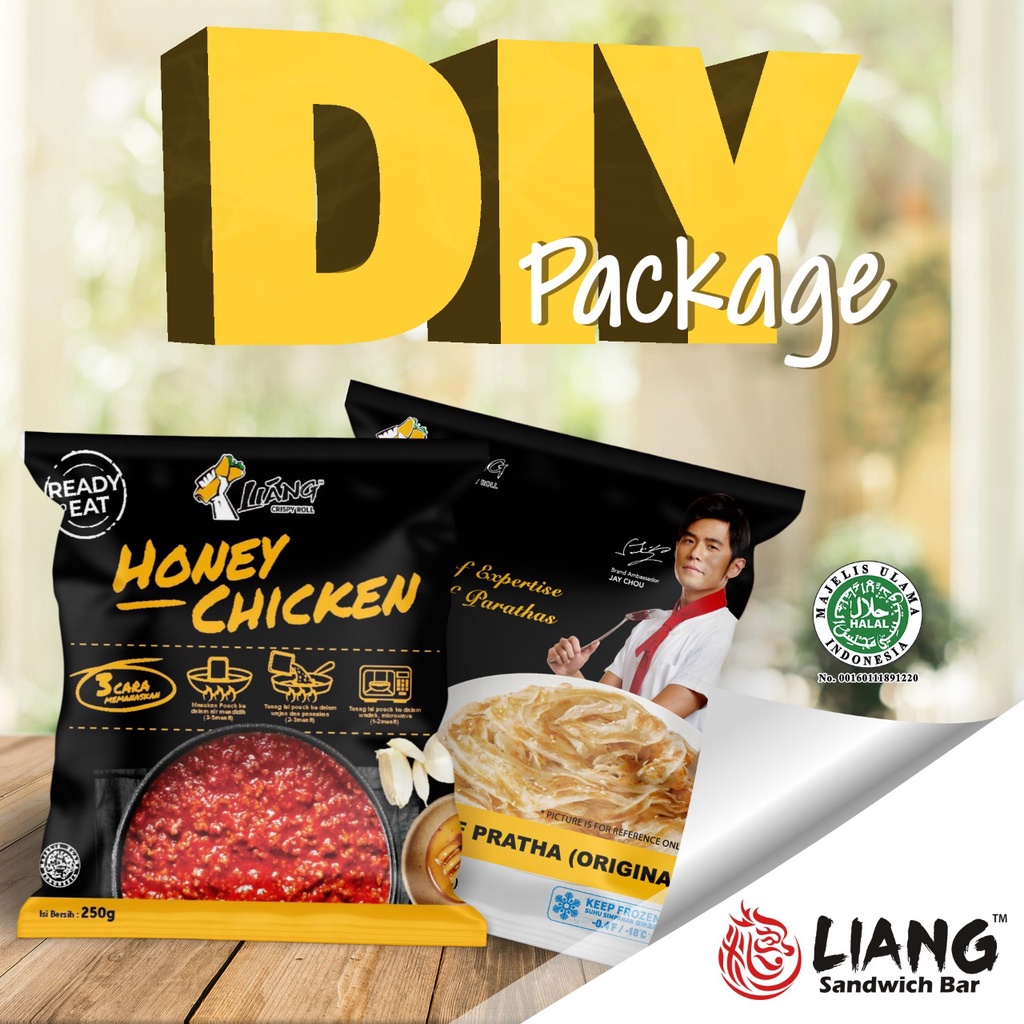 

DIY Pack (Frozen Puff Paratha Original isi 5pcs + Honey Chicken 250gram)