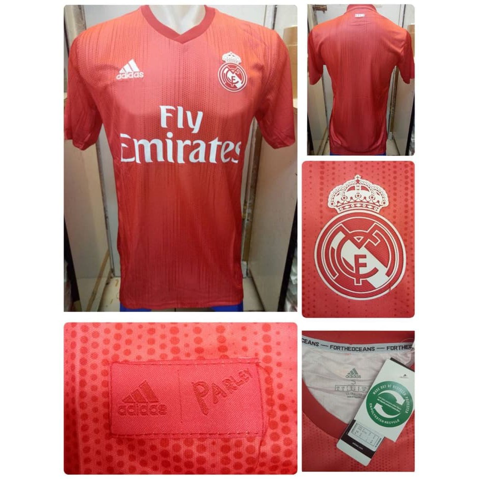MERAH jersey real madrid third gradeori 2018 2019