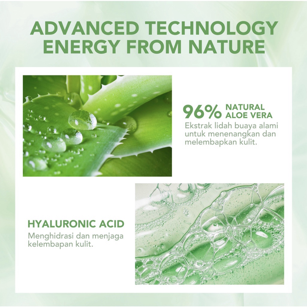 YOU Skin Energy Multi-functional 96% Natural Aloe Vera 180g / 60gr