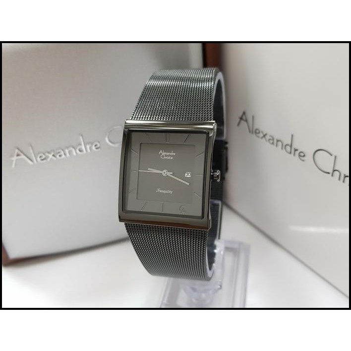 Jam Tangan Wanita Alexandre Christie Ac 8333 Full Black. Original