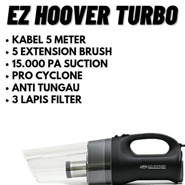 JACO EZ Hoover Turbo Vacuum Cleaner Termurah