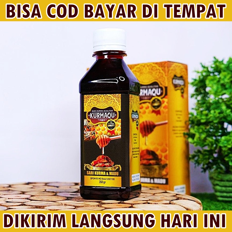 KURMAQU - Obat Buat Lemah Syahwat pria / Jamu Atasi Ejakulasi Dini / Obat Herbal Stamina Pria / Madu Kurma Sari Kurma KurmaQu Original 100% ASLI-3