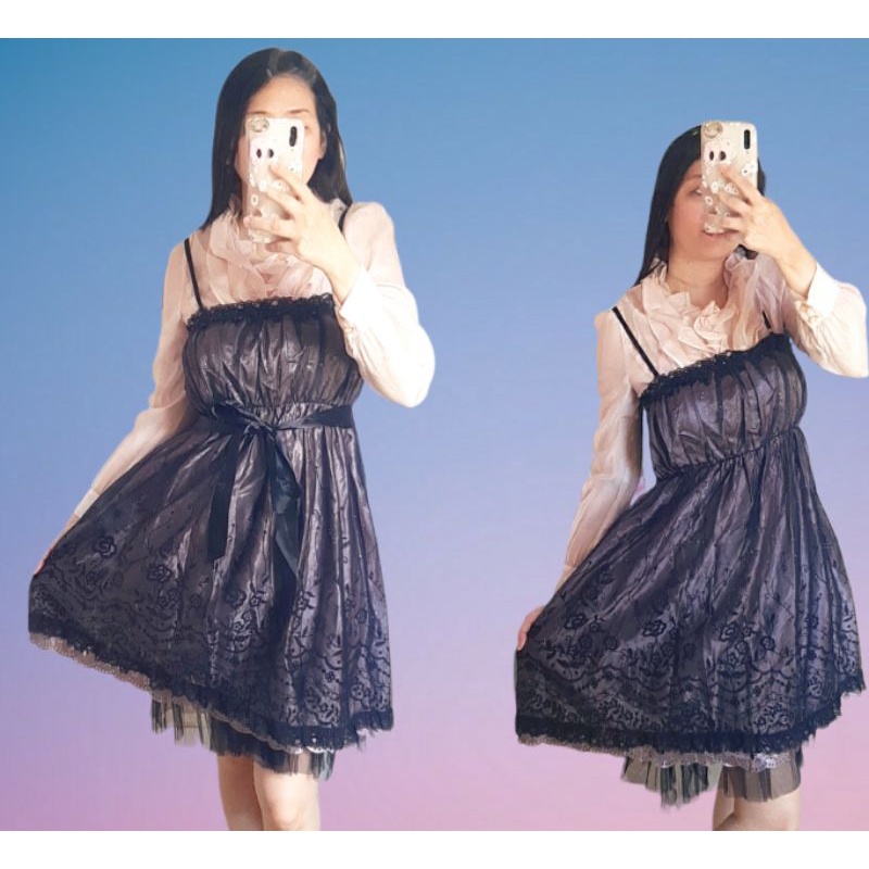 PlatinumFashion-Barbara Dress/dress look korea /korea vintage dress /dress vintage/dress import kore