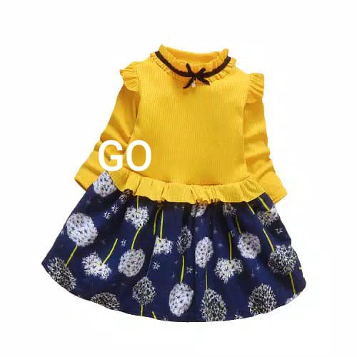 gos DRESS IMPORT SPRING SEASON Baju Dress Anak Perempuan Import