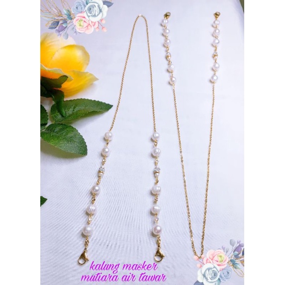 kalung masker mutiara air tawar